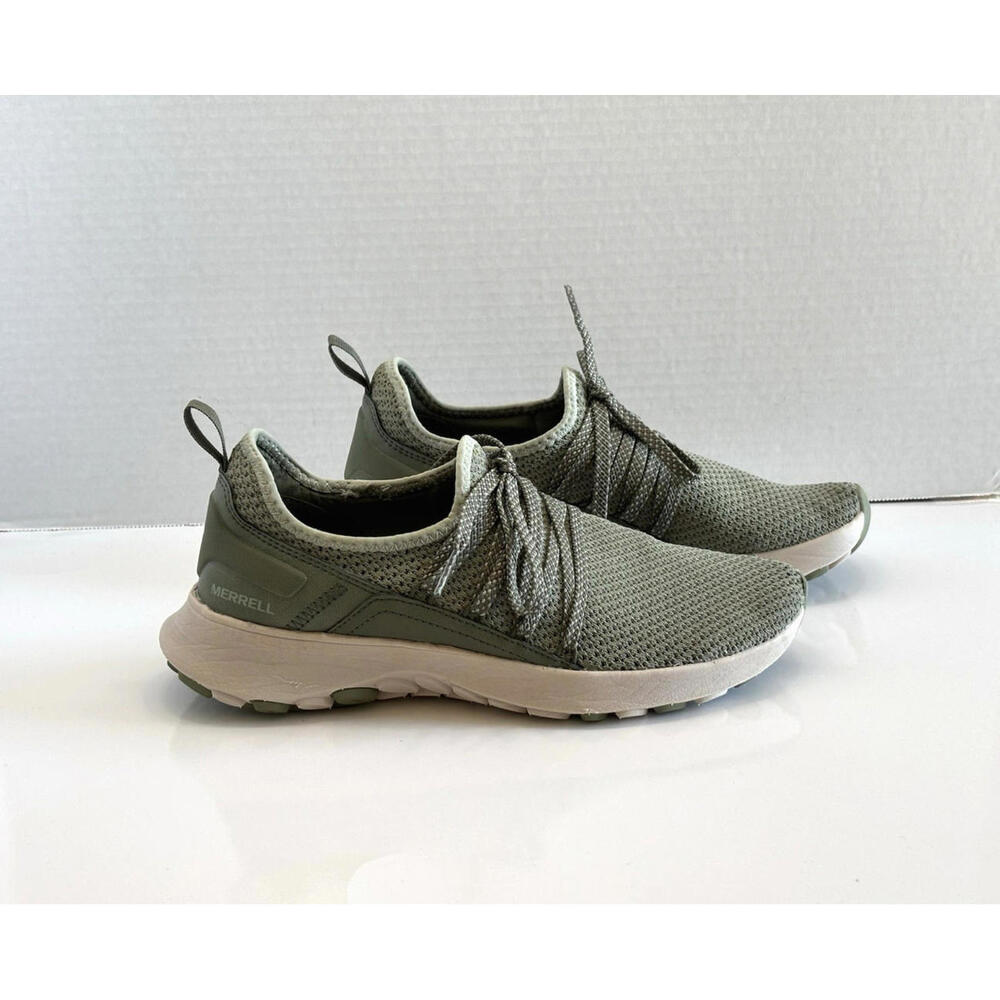 Merrell Cloud Knit Women's 7.5 Olive Green Lightweight Athletic Comfort Sneakers - Picture 2 of 14